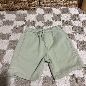 Kids' Sage Green Drawstring Shorts